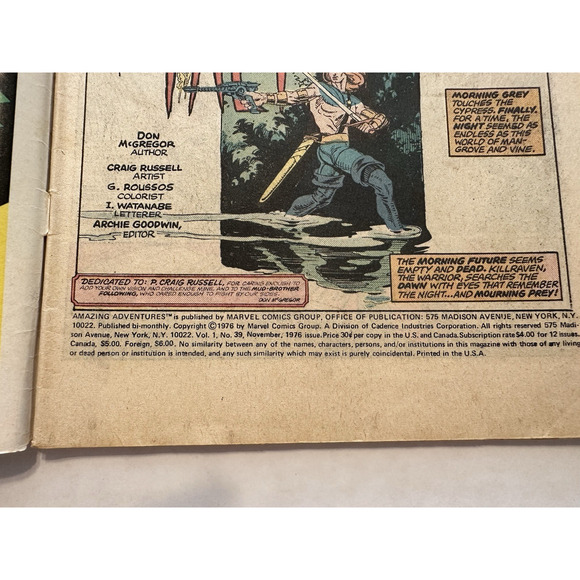 Marvel Comics, War of the Worlds, Vol 1 #39 1976, The Final Glory, VTG - Picture 5 of 8